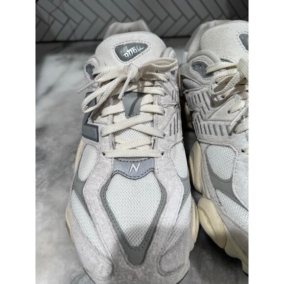 New Balance 9060 U9060ECA Men’s 11 White Grey Suede Mesh Lifestyle Sneakers Shoe main image 11
